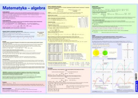 Demart Wzory matematyczne - algebra. Podkladka na biurko (273169) 273169 (9788379122011)
