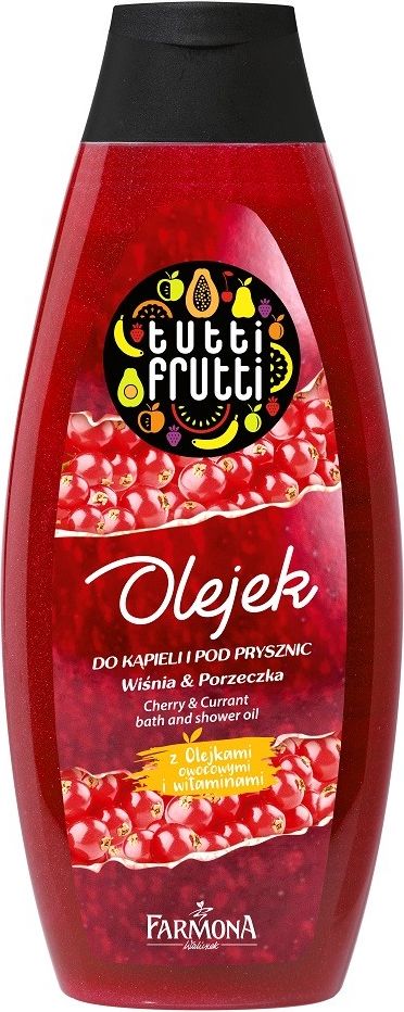 Farmona Tutti Frutti Olejek do kapieli i pod prysznic Wisnia & Porzeczka 425ml 215279 (5900117005279)