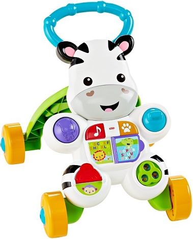 Fisher Price Interaktywny Chodzik Zebra bērnu rotaļlieta