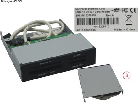  FTS MCR24in1+USB 2.0    S26361-F3077-L50 karšu lasītājs