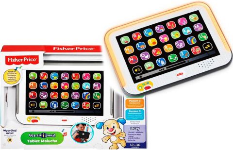Fisher Price Tablet Malucha DHN29 (Poļu valodā) bērnu rotaļlieta