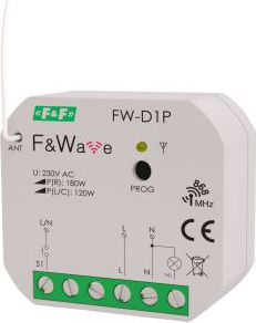 F&F Sciemniacz uniwersalny 230V do puszki podtynkowej 60 (FW-D1P) FW-D1P (5908312599296)