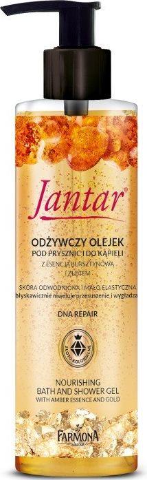Farmona Jantar Moc Bursztynu odzywczy olejek pod prysznic i do kapieli. Bursztyn i Zloto, 400ml 5900117007143 (5900117007143)