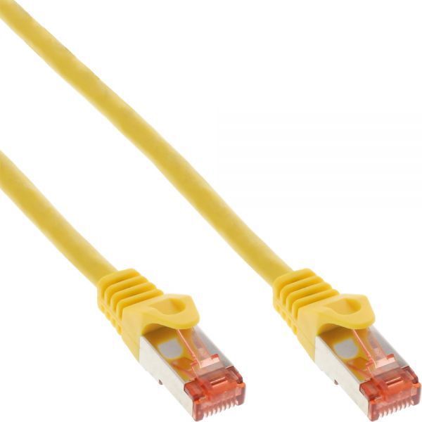 InLine Cat6 S/FTP 7.5m 7.5m Cat6 SF/UTP (S-FTP) yellow Netzwerkkabel (76907Y) kabelis, vads