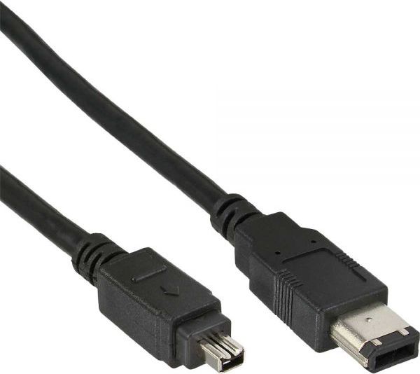 InLine Cable FireWire 400 1394 6-pin - 4-pin male 1.8m (34642) USB kabelis