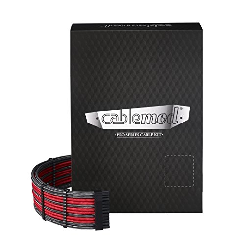 CableMod PRO C-Series Kit AXI,HXI cb/red - ModMesh kabelis, vads