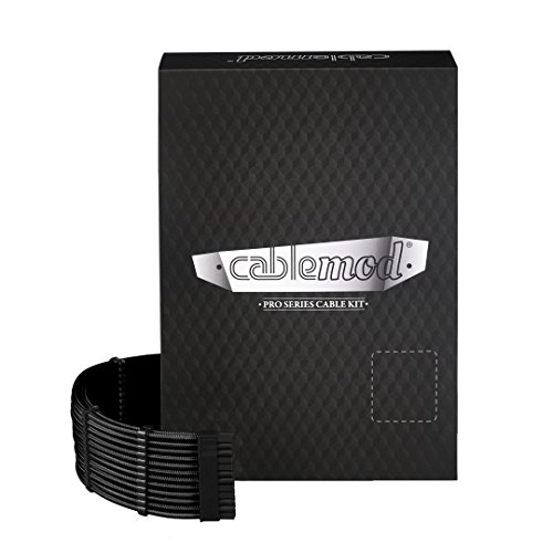 CableMod PRO C-Series Kit RMi,RMx black - ModMesh kabelis, vads