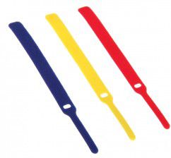 Label-the-cable BASIC Velcro Blau, Rot, yellow 10Stuck(e) Kabelbinder (LTC1130) cietā diska korpuss