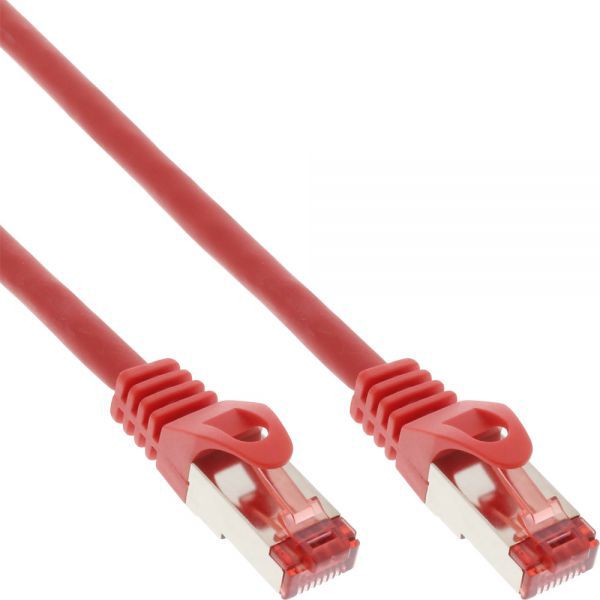 InLine 0.3m Cat6 0.3m Cat6 S/FTP (S-STP) Rot Netzwerkkabel (76933R) kabelis, vads