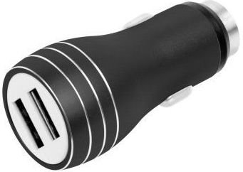 Car charger USB 2,4A /1A black LB0057 LIBOX aksesuārs mobilajiem telefoniem