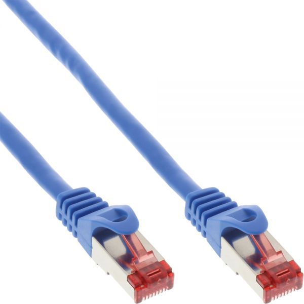 InLine 0.3m Cat6 0.3m Cat6 S/FTP (S-STP) Blau Netzwerkkabel (76933B) kabelis, vads