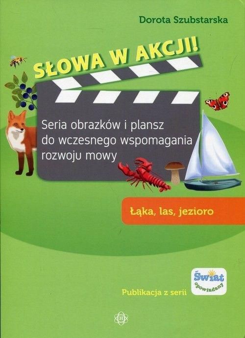 Slowa w akcji! Laka, las, jezioro 258332 (9788371349744) galda spēle