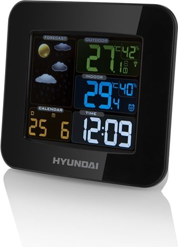 Stacja pogodowa Hyundai WS 8446 HY-WS8446 (8590393269976) barometrs, termometrs