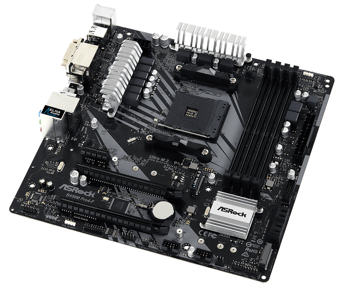 Asrock b450m pro4 f не запускается