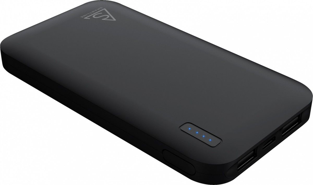 Powerbank Holdit Smartline 10000mAh Czarny 613370 (7330985133701) Powerbank, mobilā uzlādes iekārta