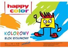 Happy Color Blok rysunkowy A3 15k kolorowy WIKR-955123 (5905130106637)