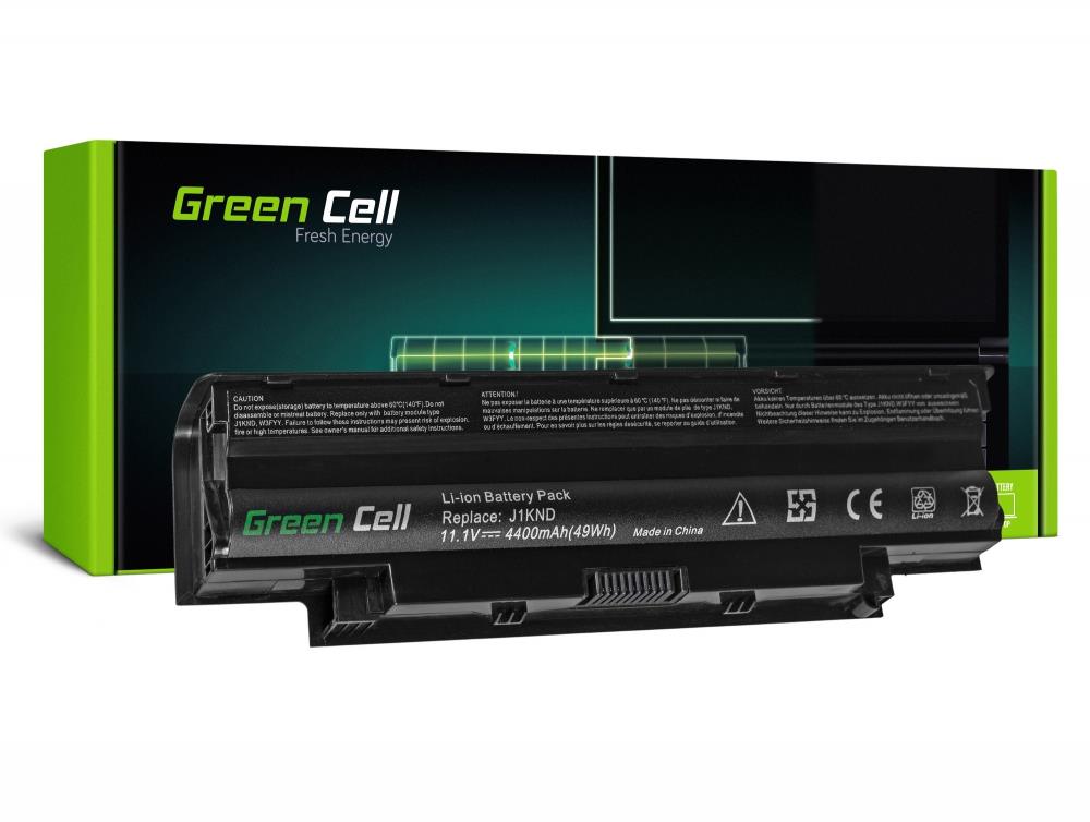 Green Cell Battery J1KND for Dell Inspiron 13R 14R 15R 17R Q15R N4010 N5010 N5030 N5040 N5110 T510 akumulators, baterija portatīvajiem datoriem