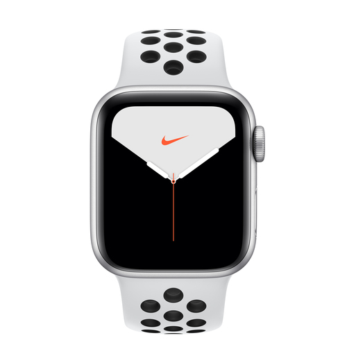 Apple Watch Nike Series 5 GPS Cell 40mm Alu Case Silver/Black Viedais pulkstenis, smartwatch