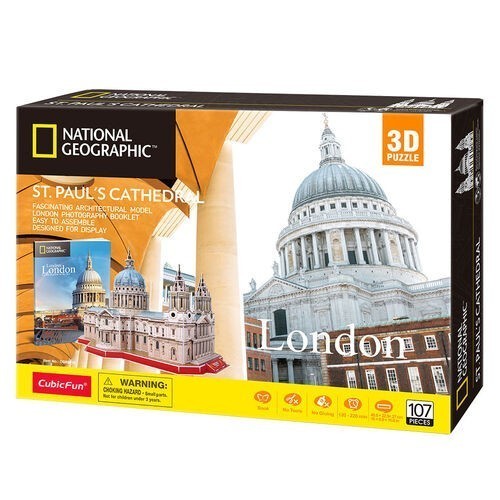 Cubicfun Puzzle 3D St. Paul National Geographic puzle, puzzle