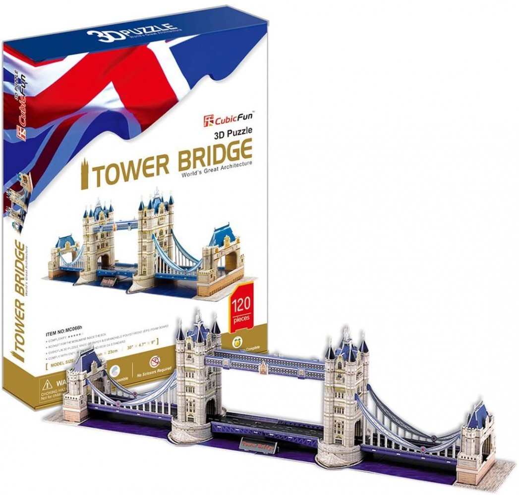 Van der Meulen 3d Puzzle Tower Bridge puzle, puzzle