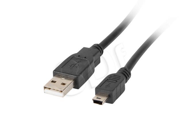 USB 2.0 mini cable AM-BM5P 1.8M black (CANON) Ferrite USB kabelis