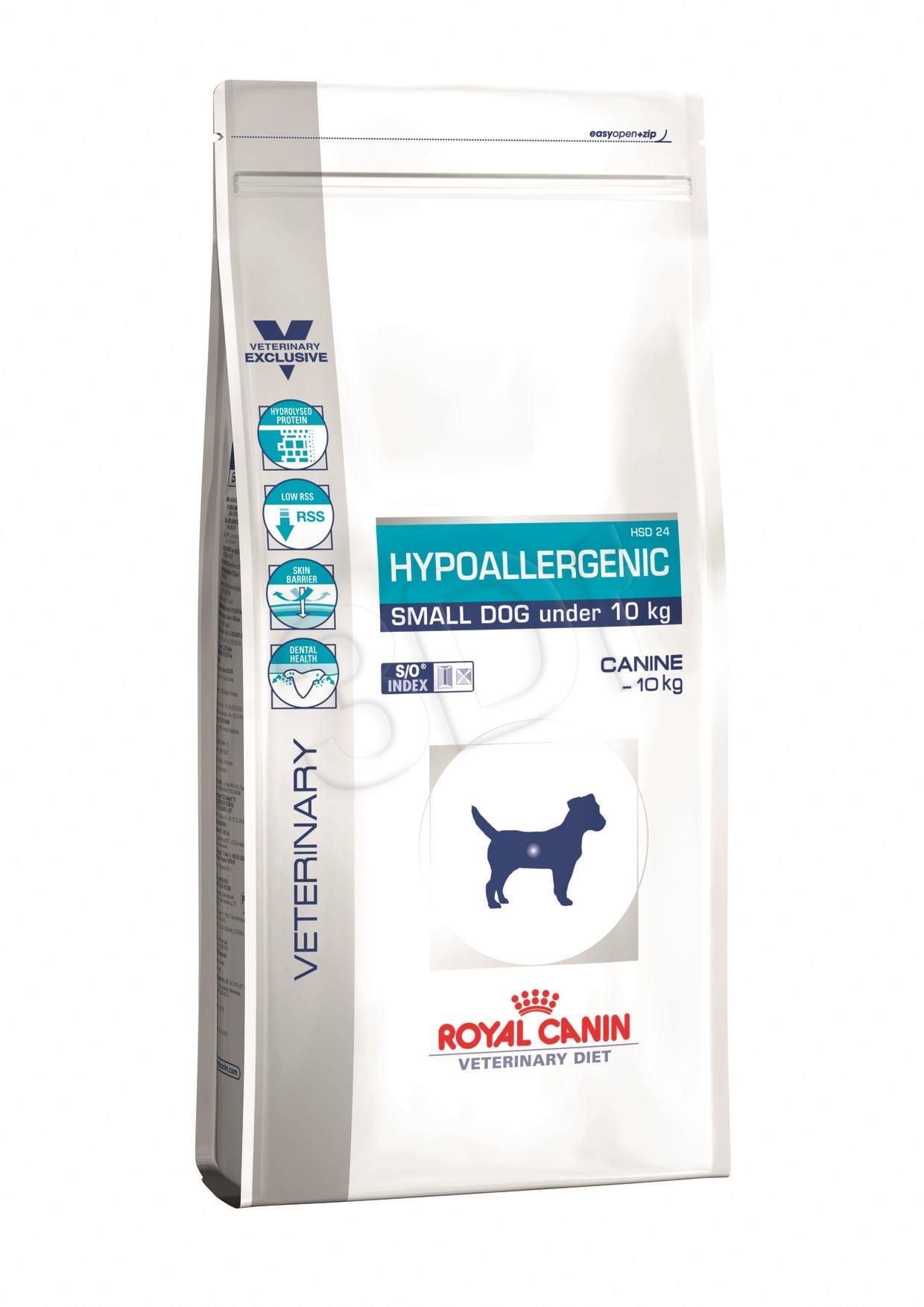 ROYAL CANIN Hypoallergenic Small Dog 1kg barība suņiem