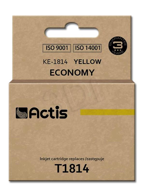 Tusz Actis KE-1811 (do drukarki Epson, zamiennik T1814 standard 15ml yellow)