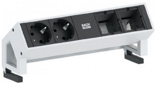 Bachmann DESK2 2x way 2xABD Power RAL9010 UPS aksesuāri