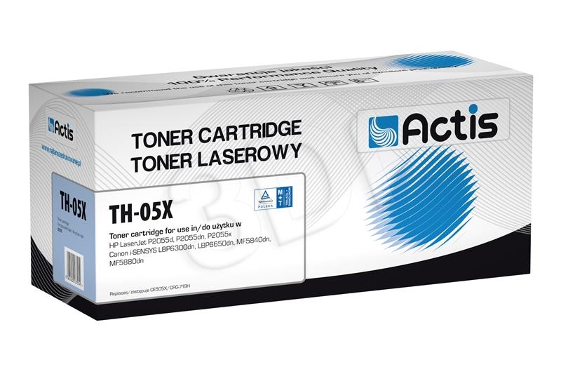Toner Actis TH-05X (for printer Canon Hewlett Packard  compatible replacement HP 05X/Canon CRG-719H CE505X standard 6500pages black)
