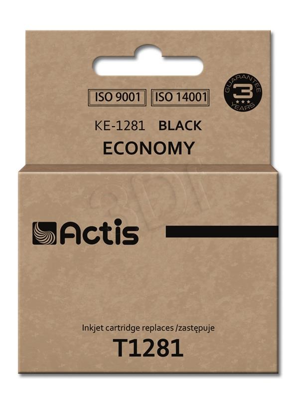 Tusz Actis KE-1281 (do drukarki Epson, zamiennik T1281 standard 15ml black)