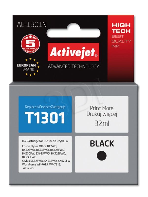 Tusz Activejet AE-1301N (do drukarki Epson, zamiennik T1301 supreme 32ml black)