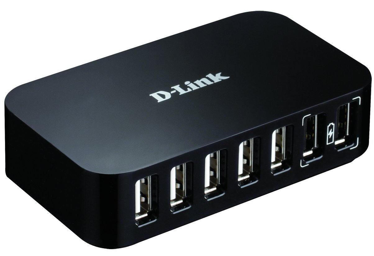 D-LINK 7xUSB2.0 7port USB Hub USB centrmezgli