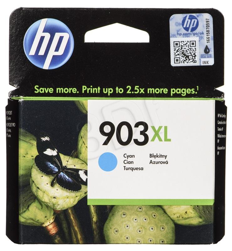 HP 903XL High Yield Cyan Original Ink Cartridge T6M03AE kārtridžs