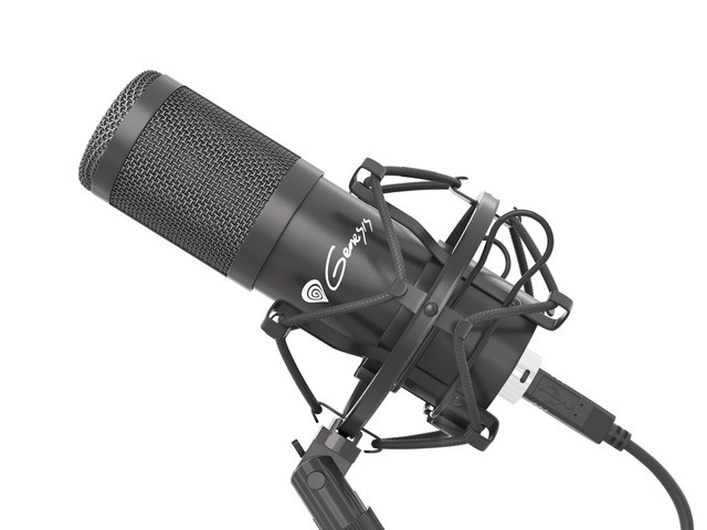 Genesis Gaming Microphone, USB, Radium 400, Black Mikrofons
