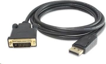 Kabel PremiumCord DisplayPort - DVI-D 2m czarny (kportadk02-02) kabelis video, audio