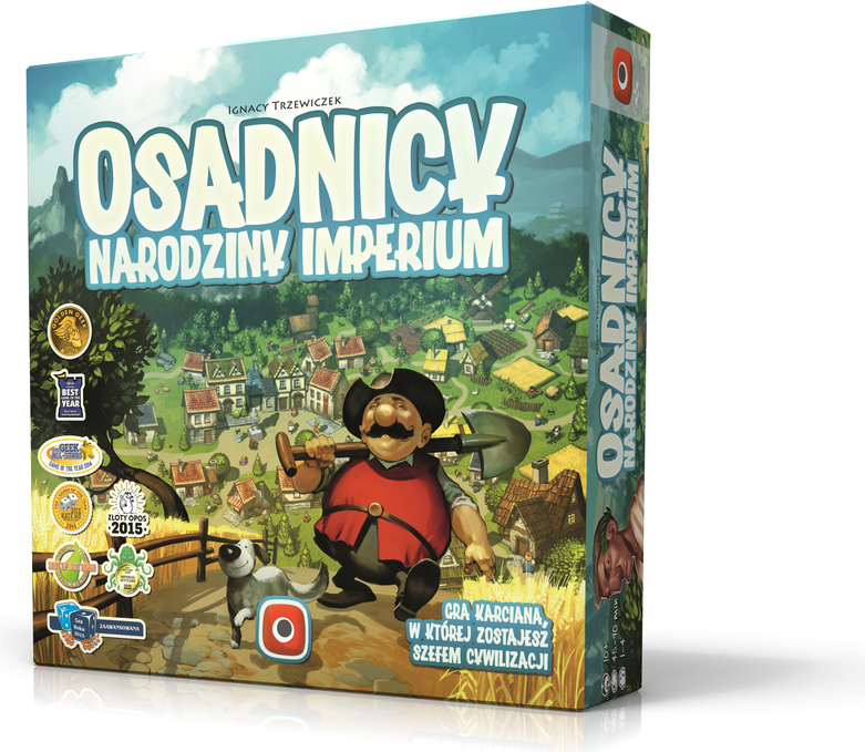 Portal Games Gra planszowa Osadnicy: Narodziny Imperium GXP-558033 (5908310266572) galda spēle