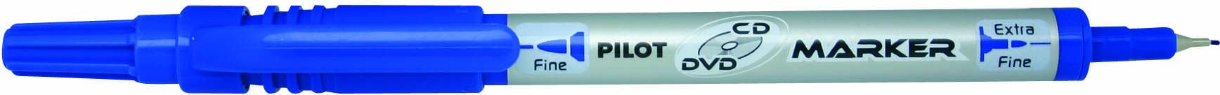 Pilot Marker dwustronny for CD/DVD blue (WP1450)