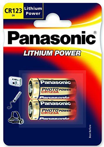Panasonic  CR123 A, 3V, 1400mAh Li-Ion, Photo Baterija