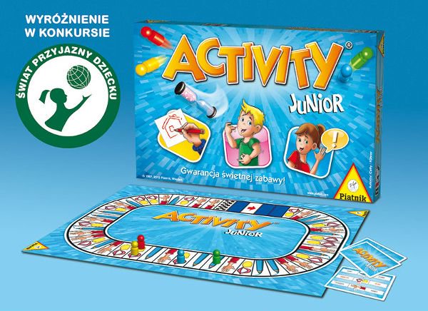 Piatnik Gra planszowa Activity Junior 787492 (9001890787492) galda spēle