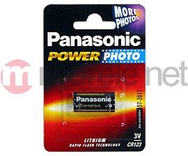 Panasonic Bateria Lithium Power CR123 1 szt. LITHIUMPOWERCR1233V(BL01) (5410853017097) Baterija