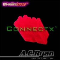 AC Ryan Floppy Power Connector UV Red Barošanas bloks, PSU