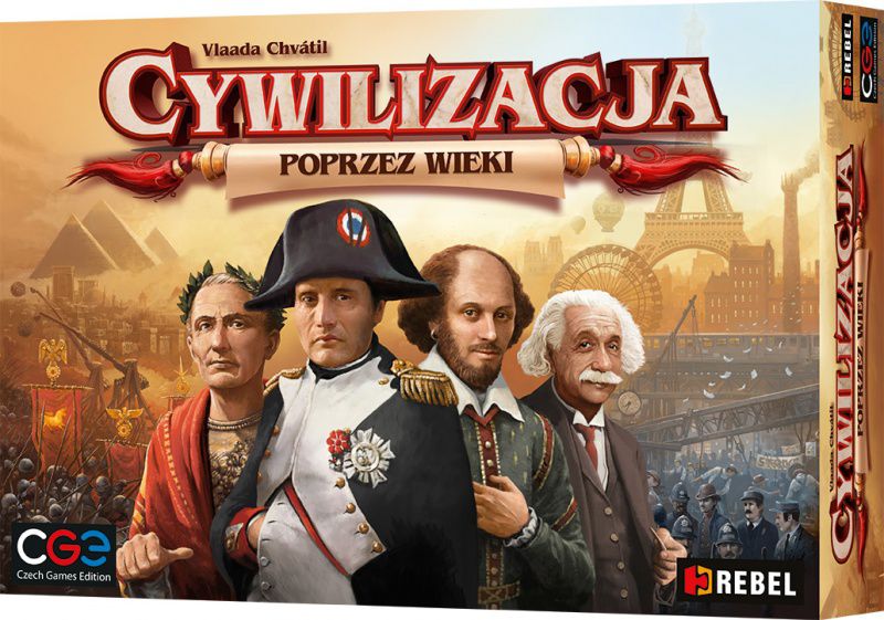 Rebel Gra planszowa Cywilizacja: Poprzez Wieki (3 edycja) 185297 (5901549927719) galda spēle