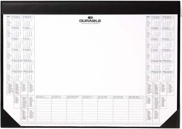 Durable BIUWAR DURABLE Z KALEN.I NOTESEM 420x594 PODKLAD A2 7291 - 7291-01 7291-01 (4005546701134) biroja tehnikas aksesuāri