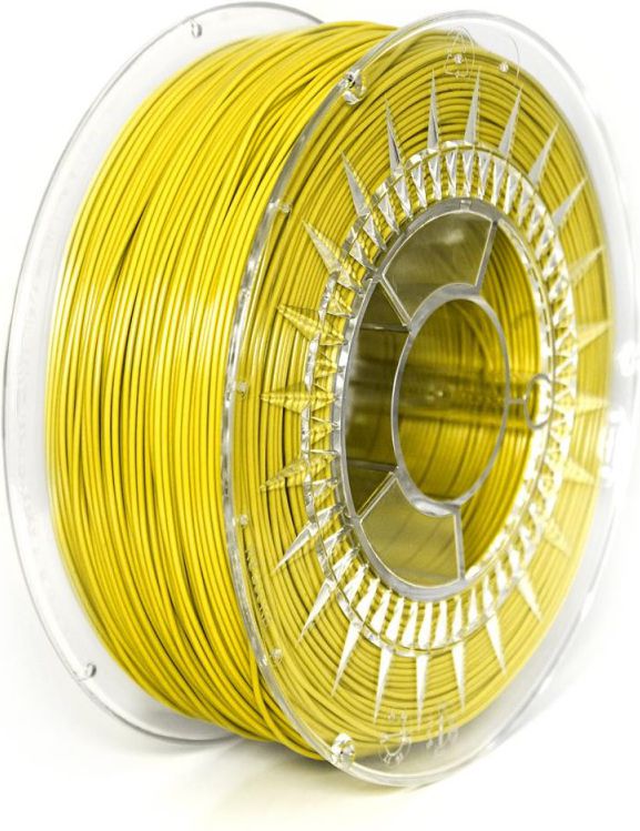 Filament DEVIL DESIGN / PLA / YELLOW / 1,75 mm / 1 kg. 3D printēšanas materiāls