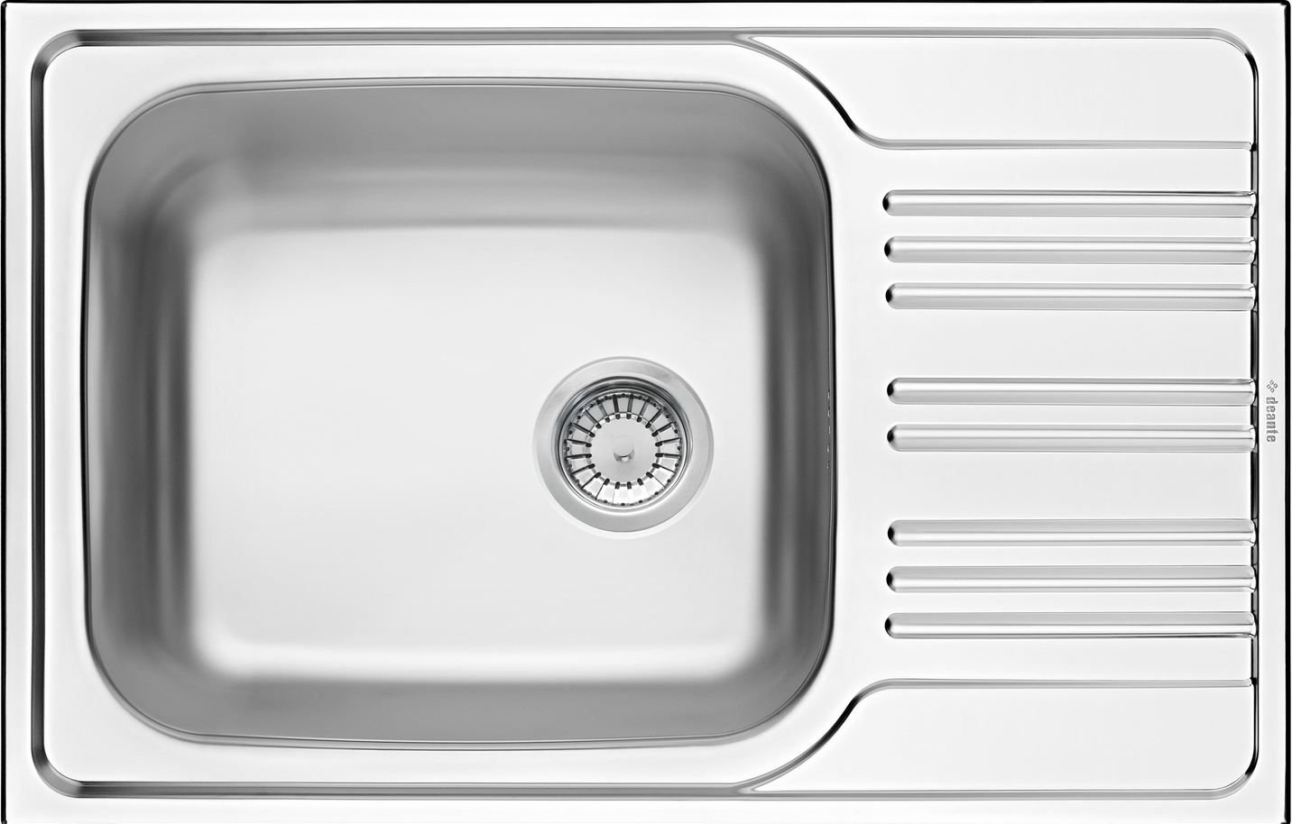1-bowl steel sink with drainer Izlietne