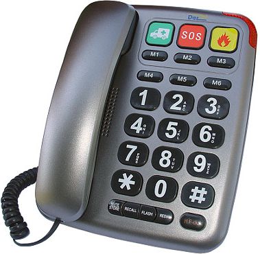 Telefon stacjonarny Dartel LJ-300 Szary LJ-300 (5906868453963) telefons