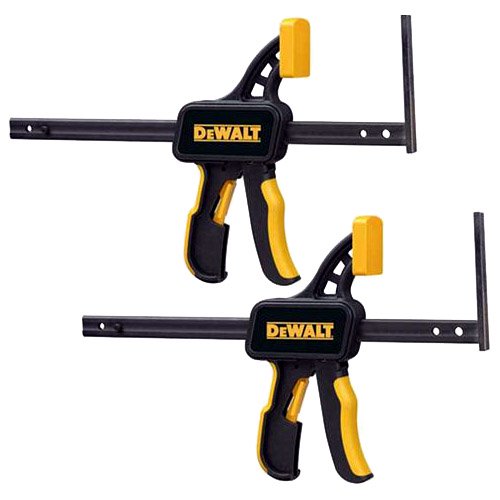 Dewalt 2 quick-release clamps for use with guide rails (DWS5026-XJ)