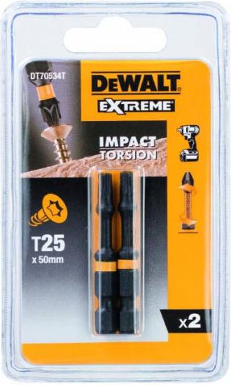 Dewalt Impact Bit T25 2pcs. ( DT70534T )