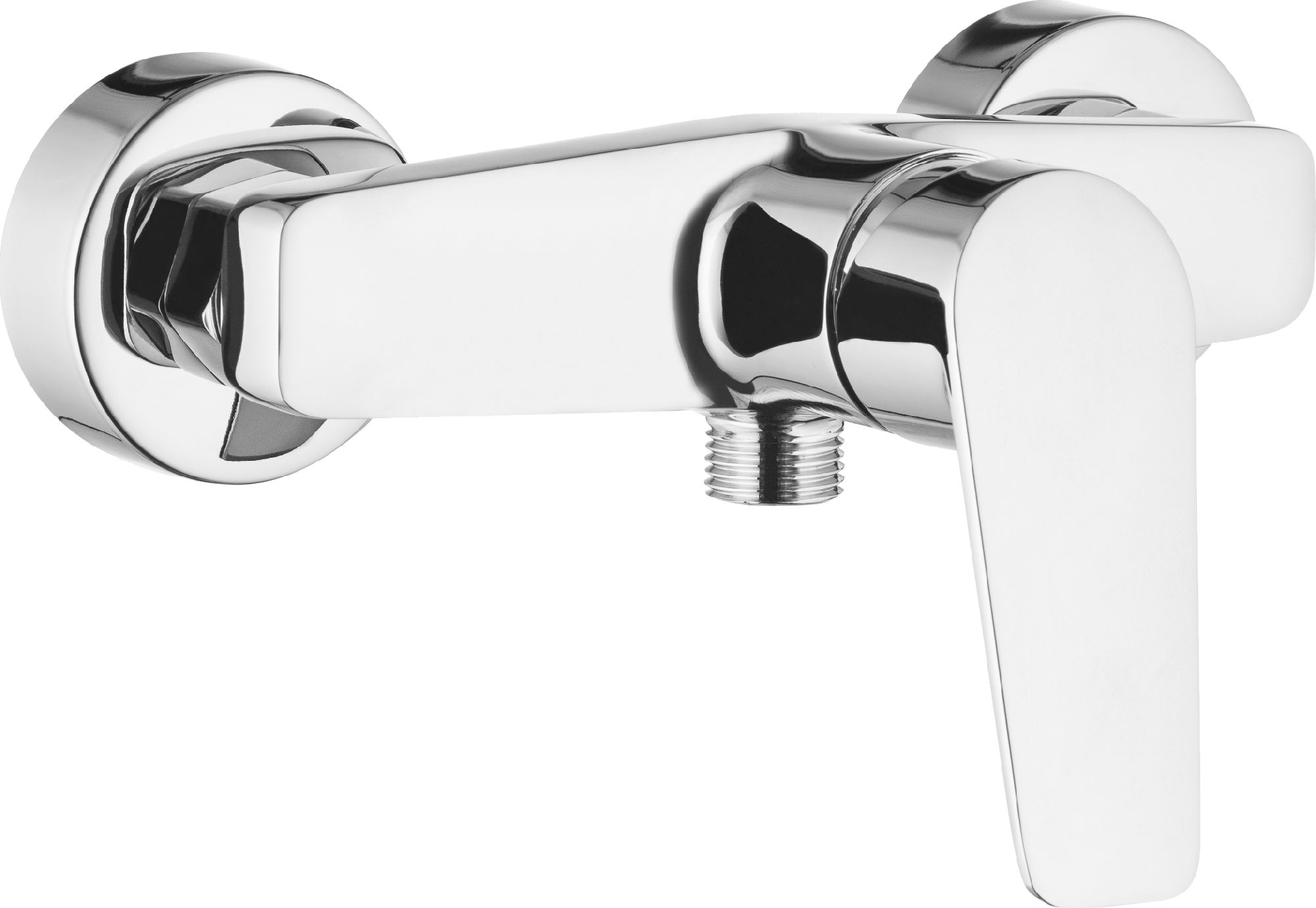 Wall-mounted shower faucet