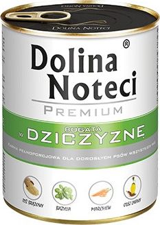 Dolina Noteci Premium Bogata w Dziczyzne 800g 5902921300038 barība suņiem